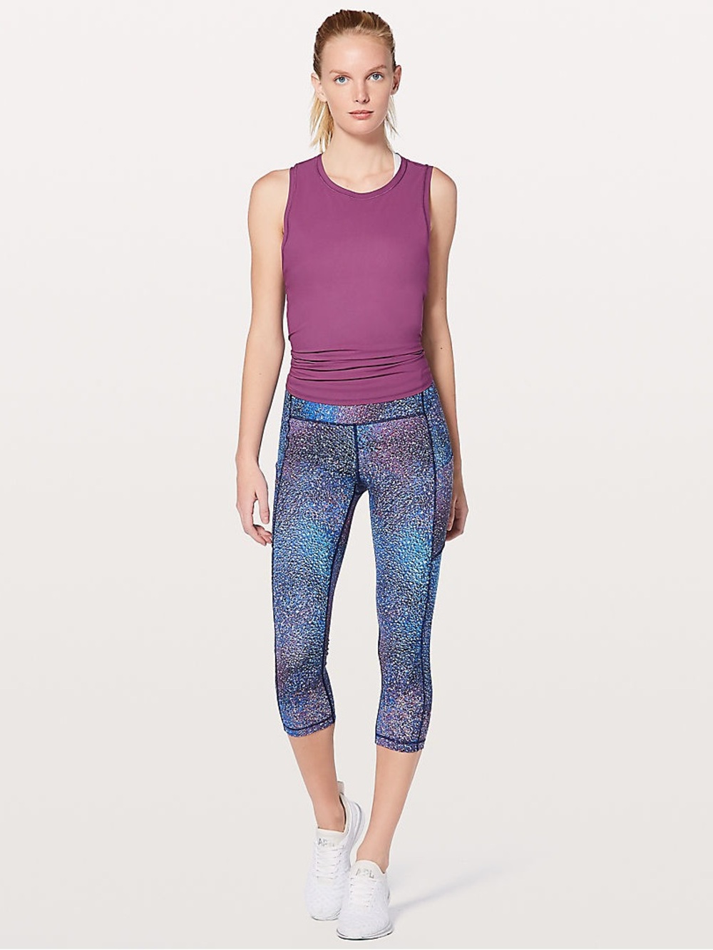 Lululemon “strive multi” speed up crop 21 inch size 4